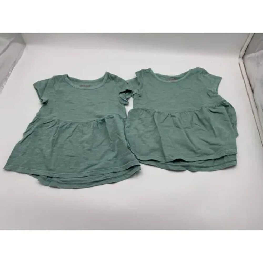 CAT AND JACK TODDLER SOLID KNIT T-SHIRT 2 pack